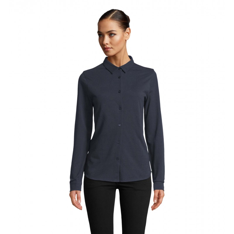 Neoblu - Chemise en coton piqué femme BASILE WOMEN - Nuit