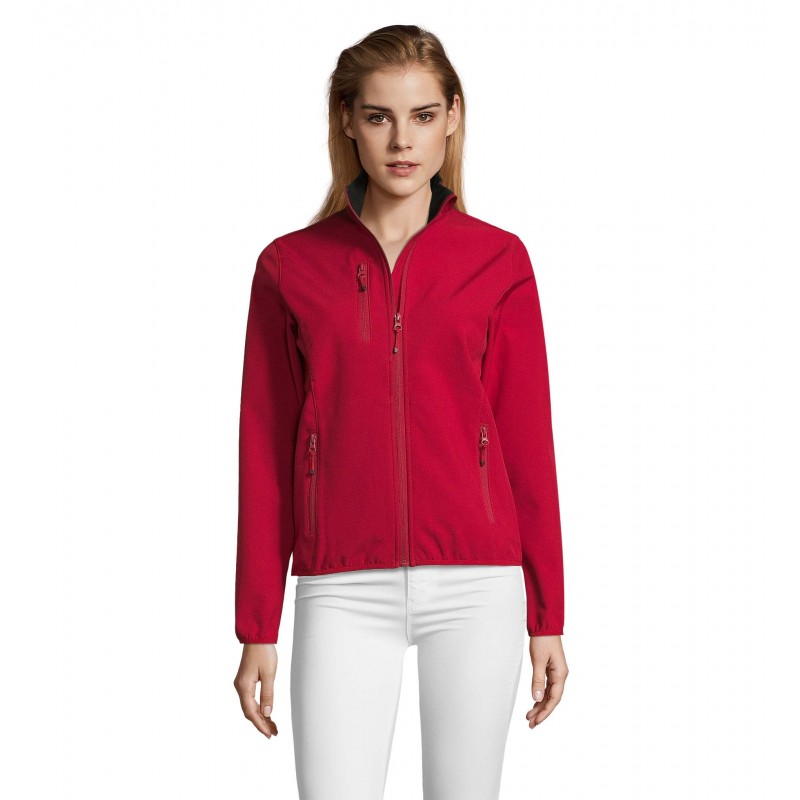 Sol's - Veste femme zippée softshell RADIAN WOMEN - Rouge Piment
