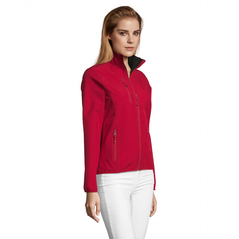 Sol's - Veste femme zippée softshell RADIAN WOMEN - Rouge Piment