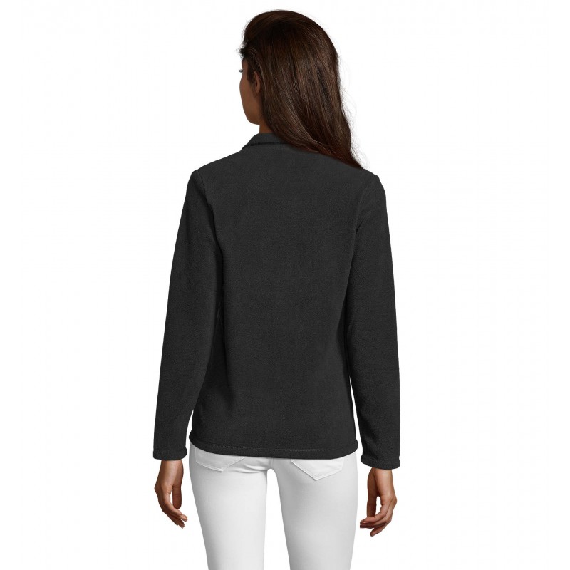Sol's - Veste polaire femme zippée NORMAN WOMEN - Noir