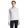Sol's - Tee-shirt femme manches longues IMPERIAL LSL WOMEN - Blanc