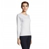 Sol's - Tee-shirt femme manches longues IMPERIAL LSL WOMEN - Blanc