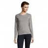 Sol's - Tee-shirt femme manches longues IMPERIAL LSL WOMEN - Gris Chiné