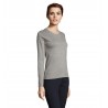 Sol's - Tee-shirt femme manches longues IMPERIAL LSL WOMEN - Gris Chiné