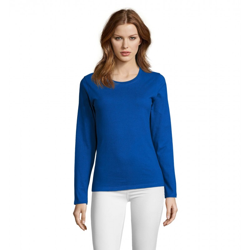 Sol's - Tee-shirt femme manches longues IMPERIAL LSL WOMEN - Royal
