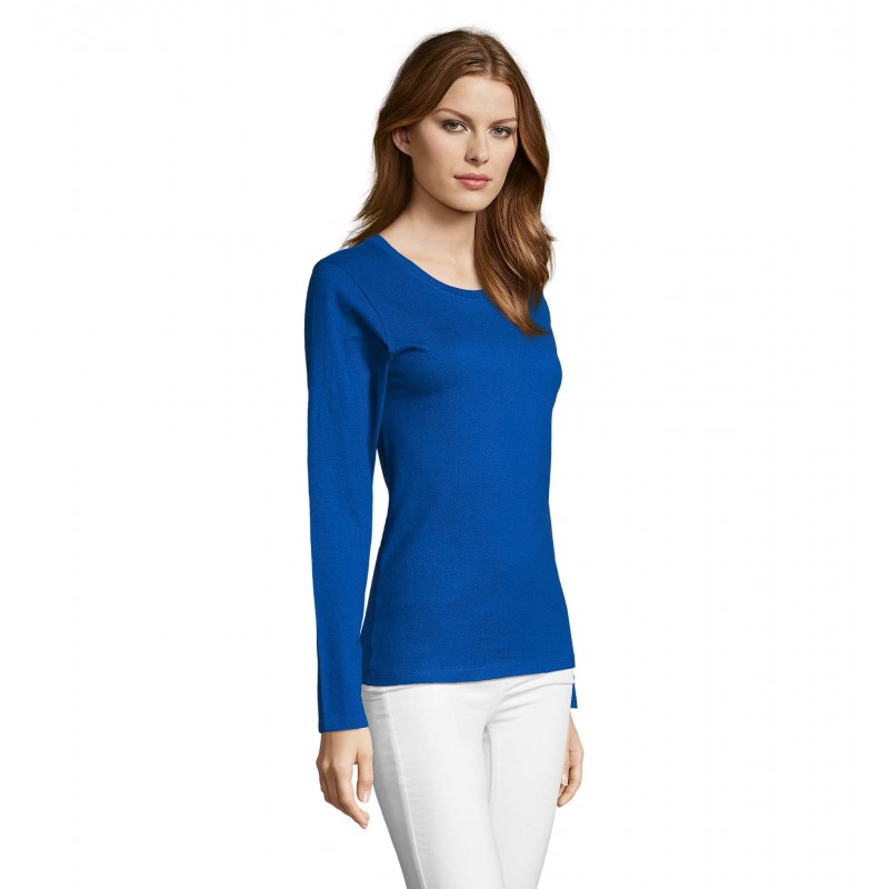 Sol's - Tee-shirt femme manches longues IMPERIAL LSL WOMEN - Royal