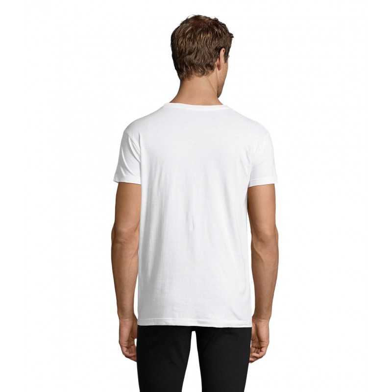 Sol's - Tee-shirt homme col rond ajusté REGENT FIT - Blanc
