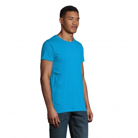 Sol's - Tee-shirt homme col rond ajusté REGENT FIT - Aqua