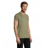 Sol's - Tee-shirt homme col rond ajusté REGENT FIT - Kaki Chiné