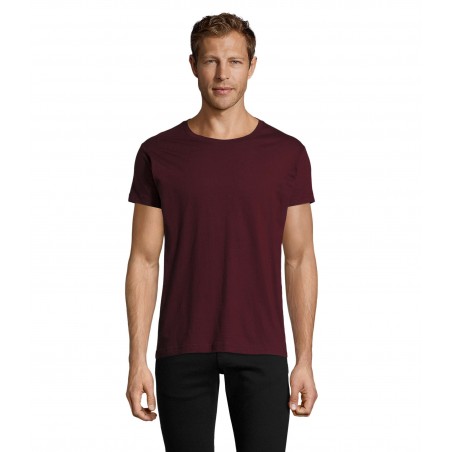 Sol's - Tee-shirt homme col rond ajusté REGENT FIT - Oxblood