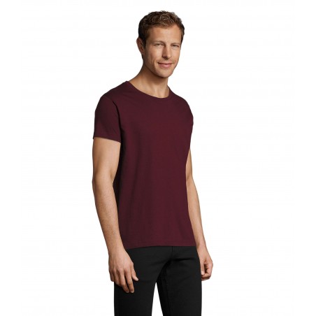 Sol's - Tee-shirt homme col rond ajusté REGENT FIT - Oxblood