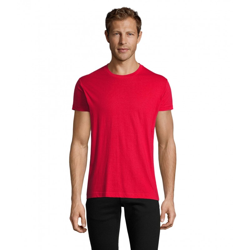 Sol's - Tee-shirt homme col rond ajusté REGENT FIT - Rouge