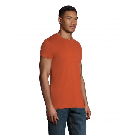 Sol's - Tee-shirt homme col rond ajusté REGENT FIT - Terracotta