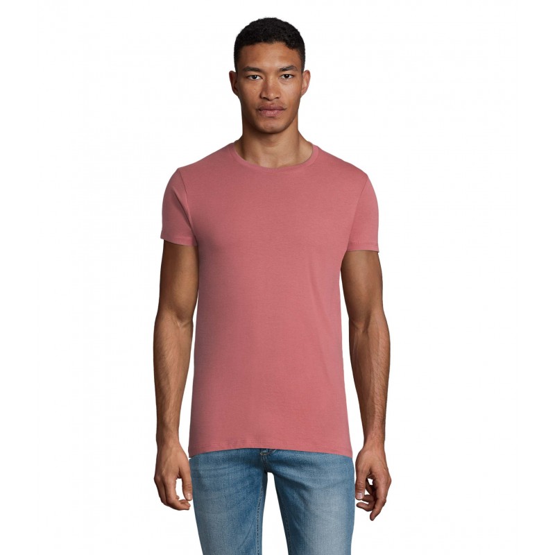 Sol's - Tee-shirt homme col rond ajusté REGENT FIT - Vieux Rose