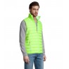 Sol's - Doudoune light sans manche homme WAVE MEN - Lime Fluo