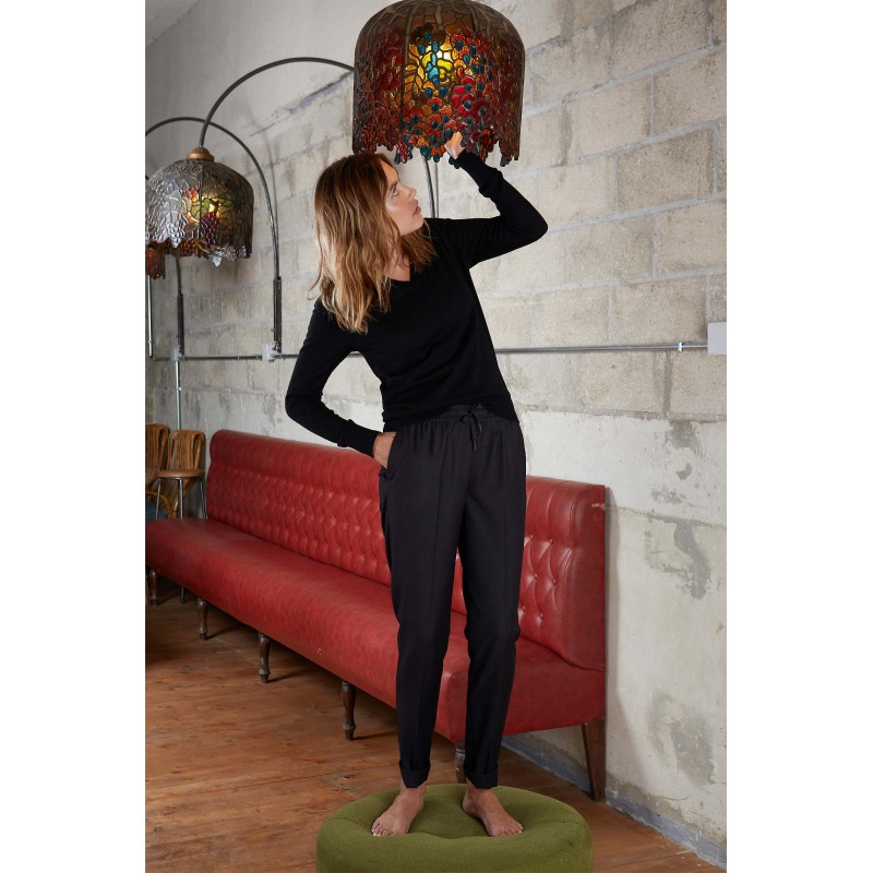 Neoblu - Pantalon de costume taille élastiquée femme GERMAIN WOMEN