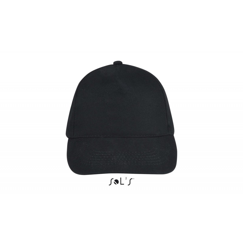 Sol's - Casquette 5 panneaux SUNNY - Noir