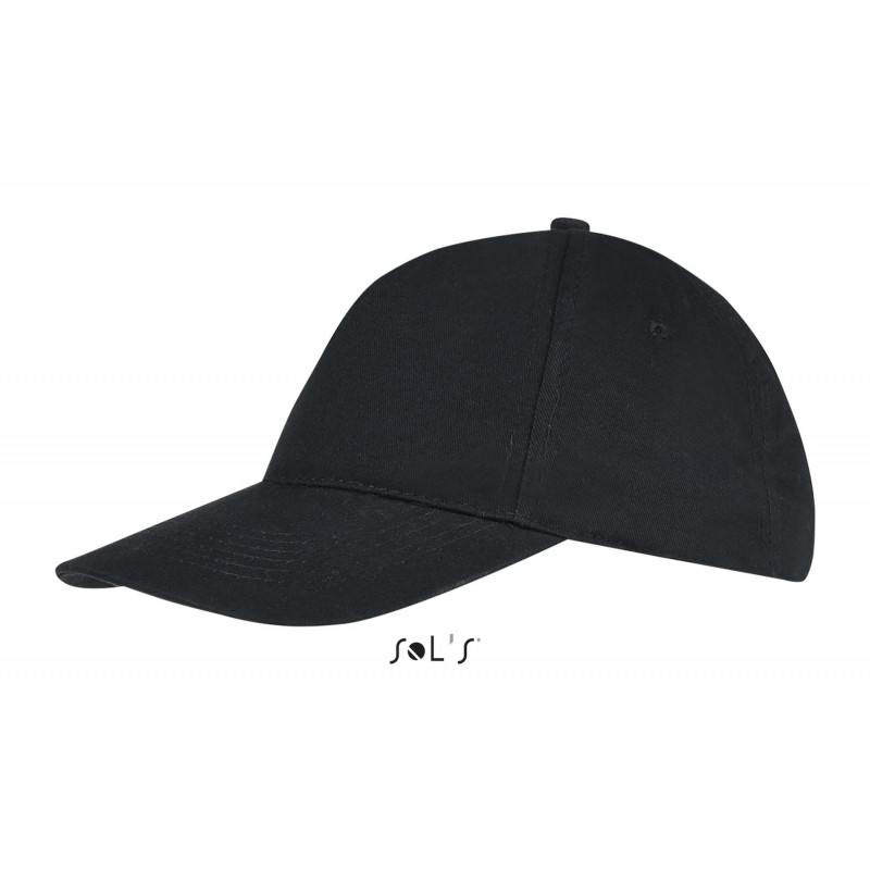 Sol's - Casquette 5 panneaux SUNNY - Noir