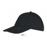 Sol's - Casquette 5 panneaux SUNNY - Noir