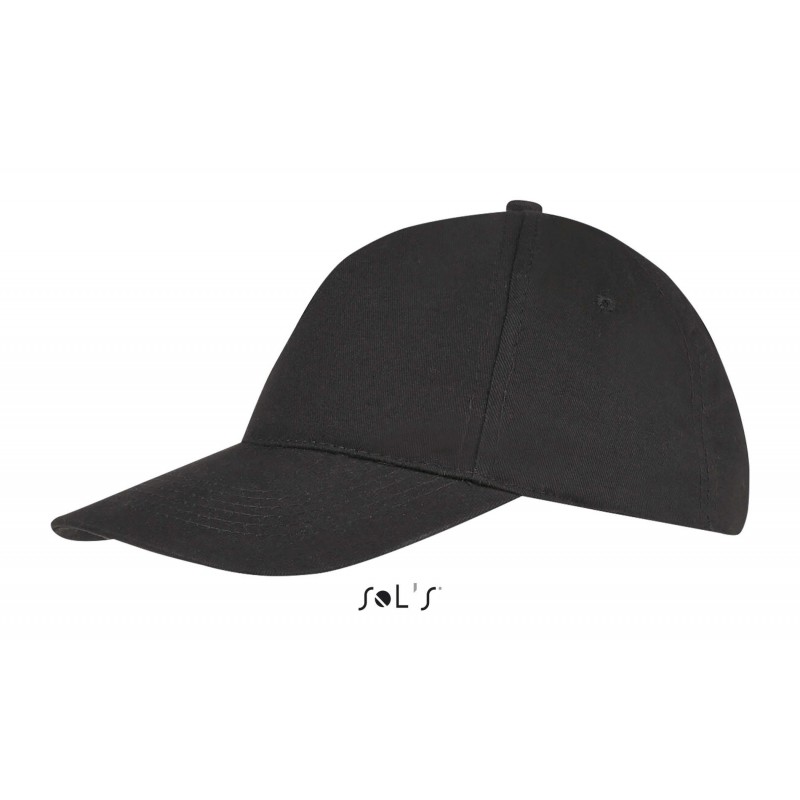 Sol's - Casquette 5 panneaux SUNNY - Gris Foncé