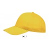 Sol's - Casquette 5 panneaux SUNNY - Jaune