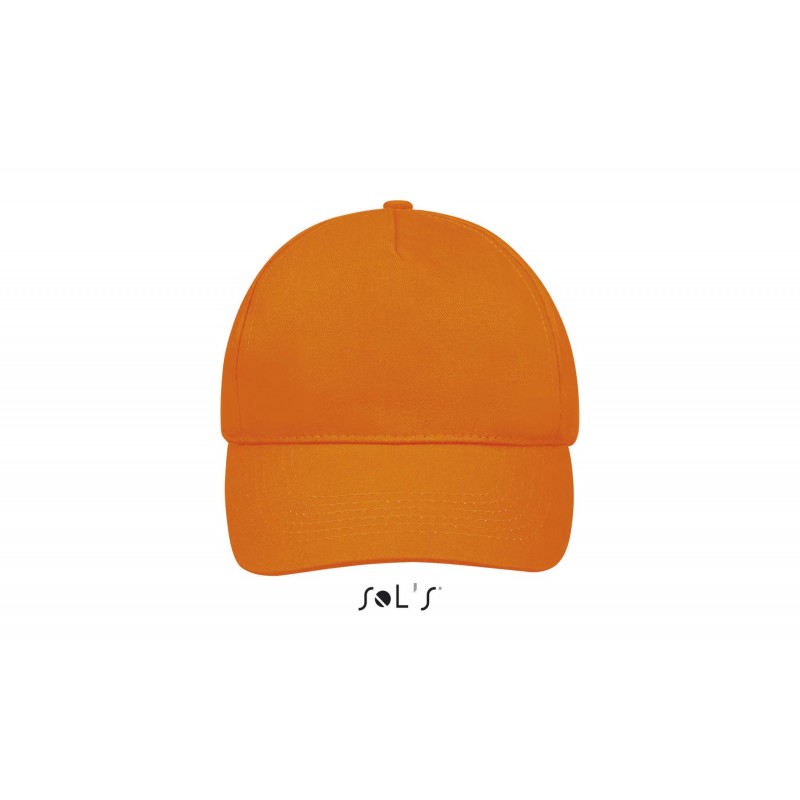 Sol's - Casquette 5 panneaux SUNNY - Orange