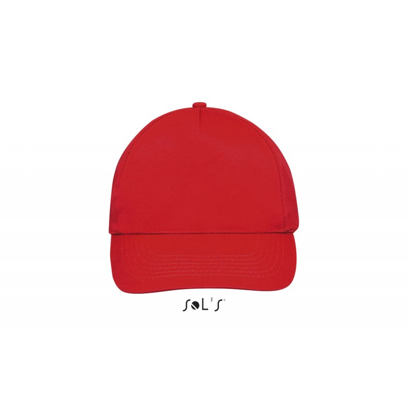 Sol's - Casquette 5 panneaux SUNNY - Rouge