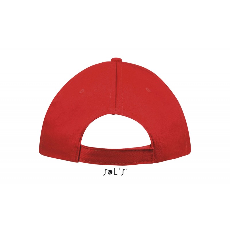 Sol's - Casquette 5 panneaux SUNNY - Rouge