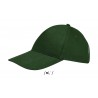 Sol's - Casquette 5 panneaux SUNNY - Vert Bouteille