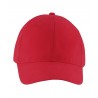 Sol's - Casquette 6 panneaux SOLAR - Rouge
