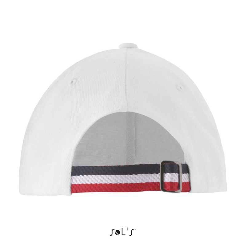 Sol's - Casquette tricolore unisexe LONGCHAMP - Blanc