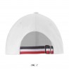 Sol's - Casquette tricolore unisexe LONGCHAMP - Blanc