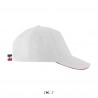 Sol's - Casquette tricolore unisexe LONGCHAMP - Blanc