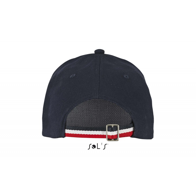 Sol's - Casquette tricolore unisexe LONGCHAMP - French Marine