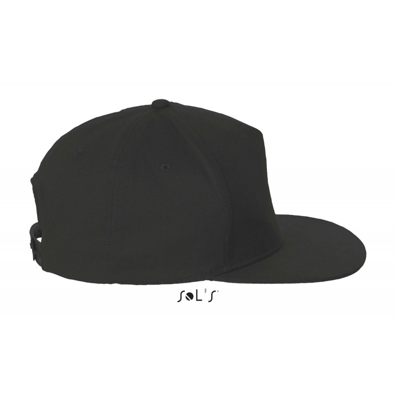 Sol's - Casquette 5 panneaux SONIC - Noir