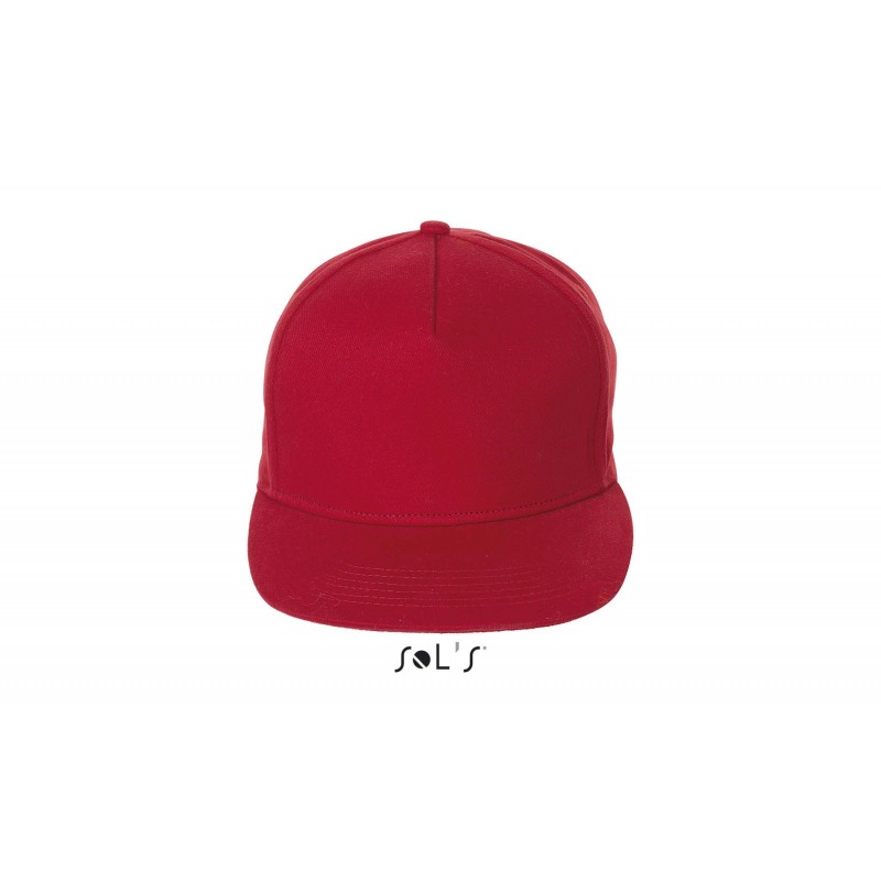 Sol's - Casquette 5 panneaux SONIC - Rouge