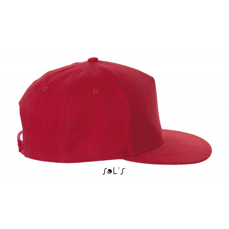 Sol's - Casquette 5 panneaux SONIC - Rouge