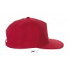 Sol's - Casquette 5 panneaux SONIC - Rouge