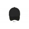Sol's - Casquette filet 5 panneaux BUBBLE - Noir