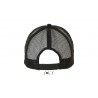Sol's - Casquette filet 5 panneaux BUBBLE - Blanc / Noir