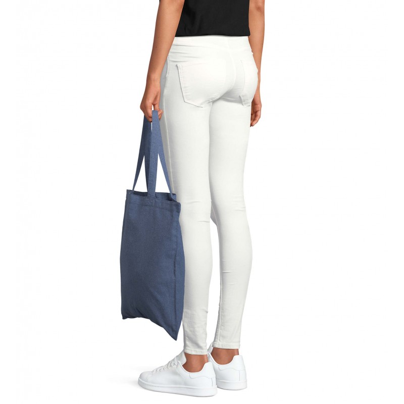 Sol's - Sac shopping AWAKE - Bleu Chiné