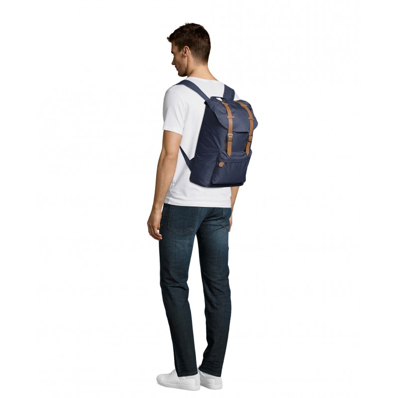 Sol's - Sac à dos en polyester 600d HIPSTER - French Marine