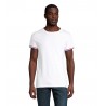 Sol's - Tee-shirt homme manches courtes RAINBOW MEN - Blanc / Royal