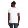 Sol's - Tee-shirt homme manches courtes RAINBOW MEN - Blanc / Royal