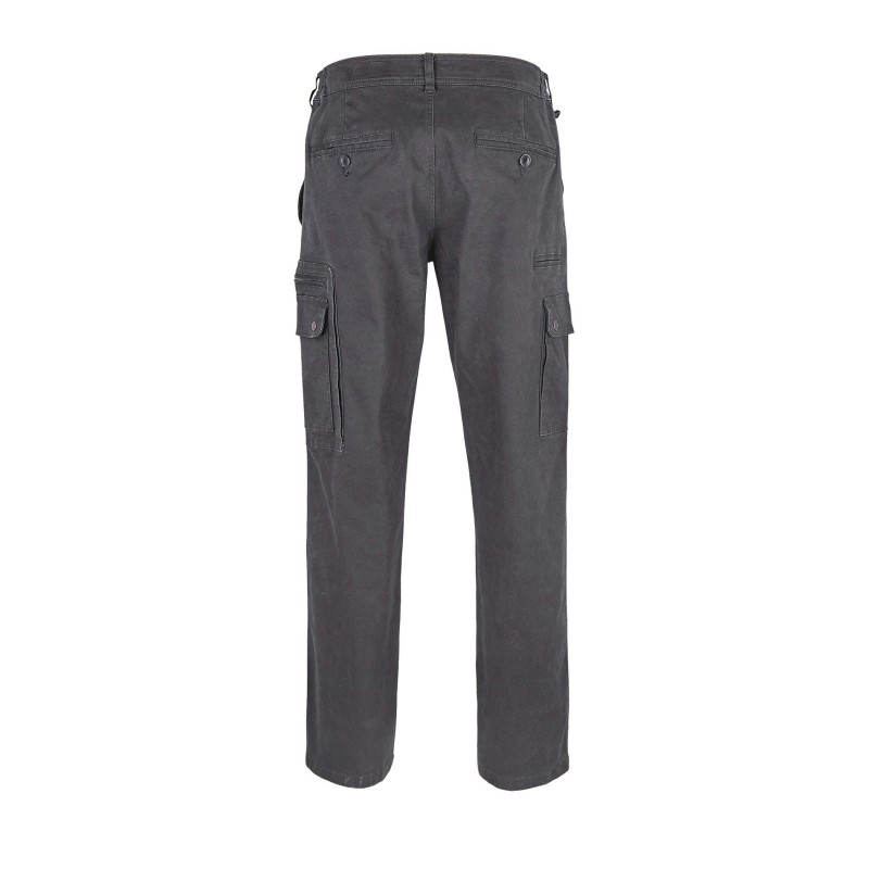 Sol's - Pantalon stretch homme DOCKER - Gris Foncé