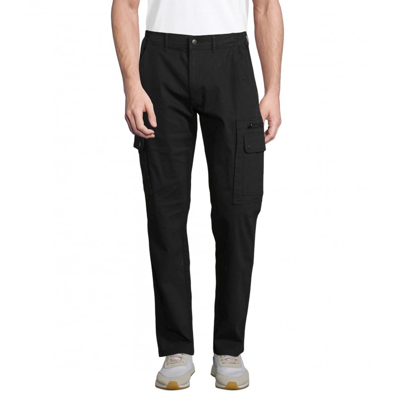 Sol's - Pantalon stretch homme DOCKER - Noir
