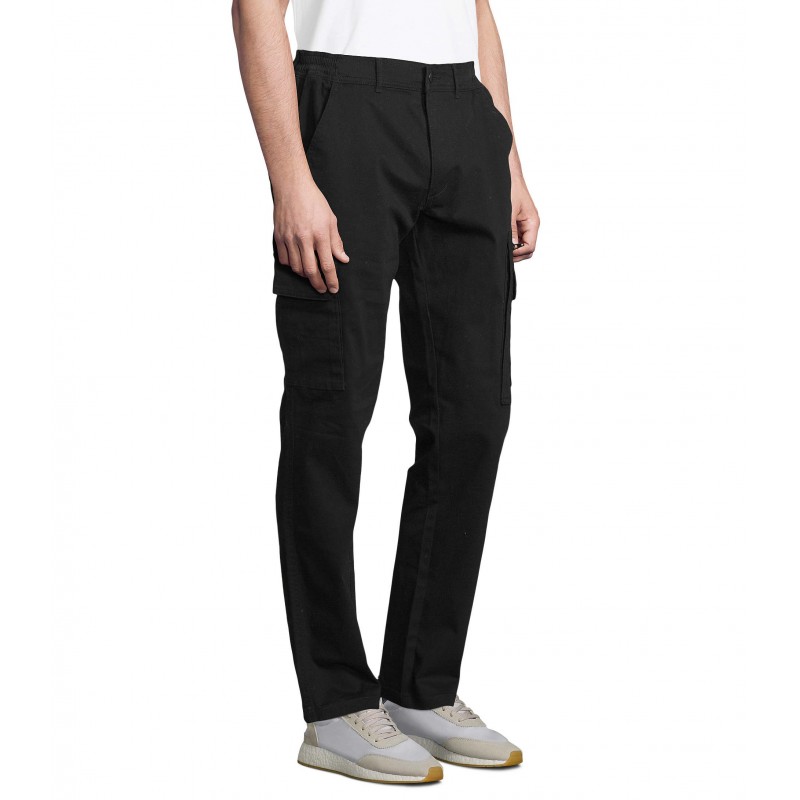 Sol's - Pantalon stretch homme DOCKER - Noir