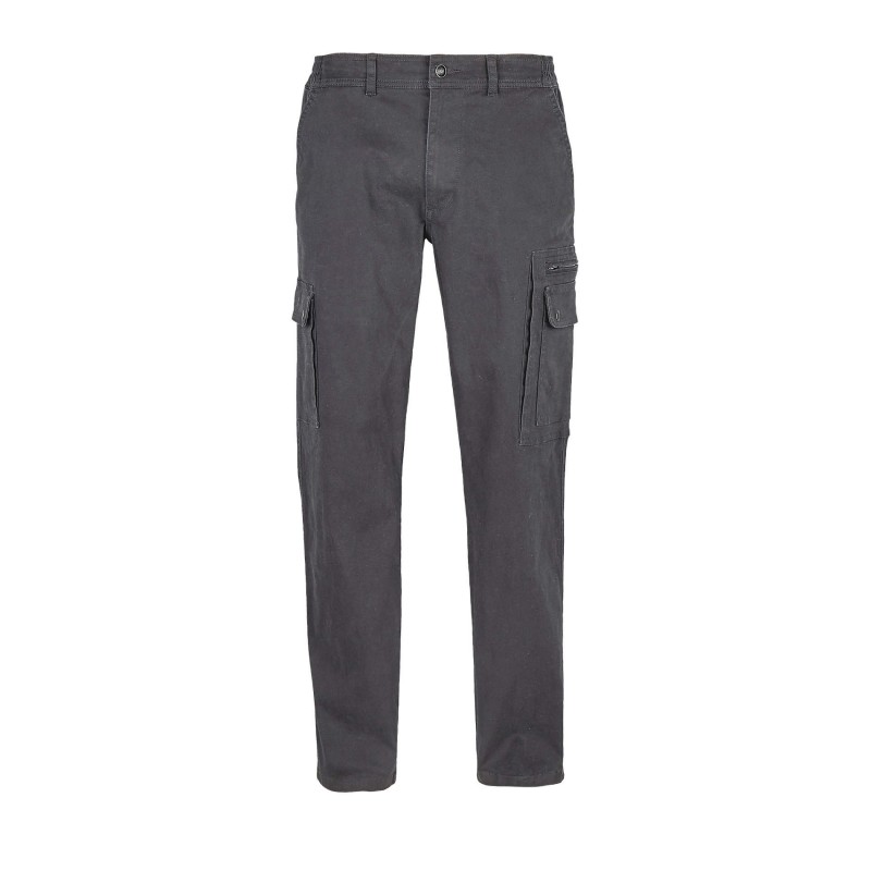 Sol's - Pantalon stretch homme DOCKER - Gris Foncé