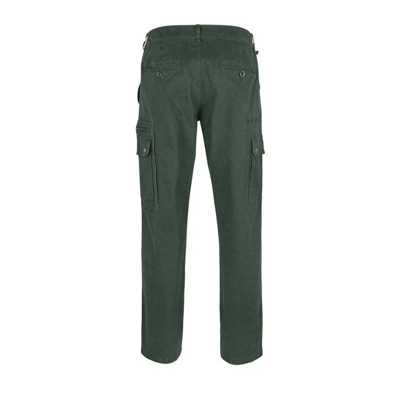 Sol's - Pantalon stretch homme DOCKER - Vert Forêt