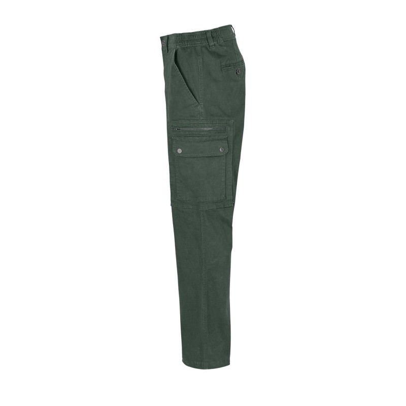 Sol's - Pantalon stretch homme DOCKER - Vert Forêt